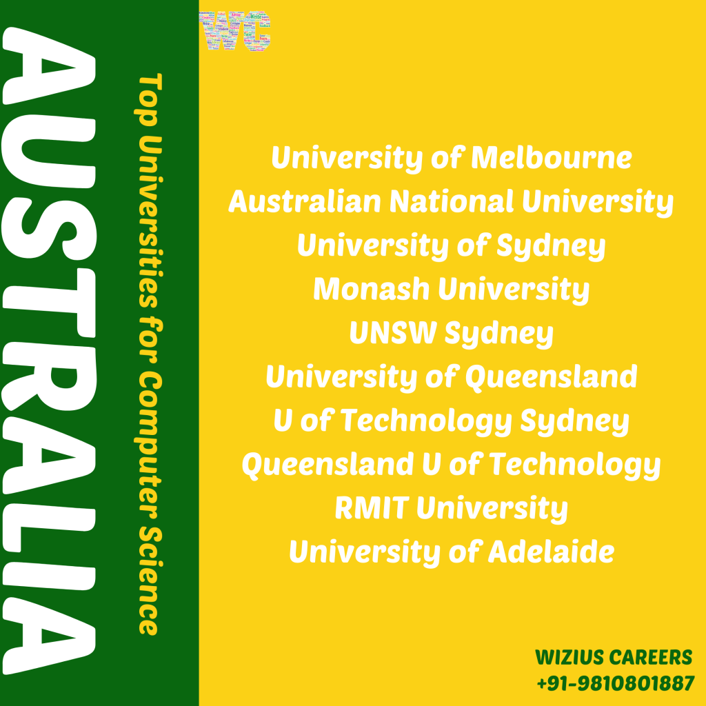 Top 10 Universities for Computer Science in the Australia