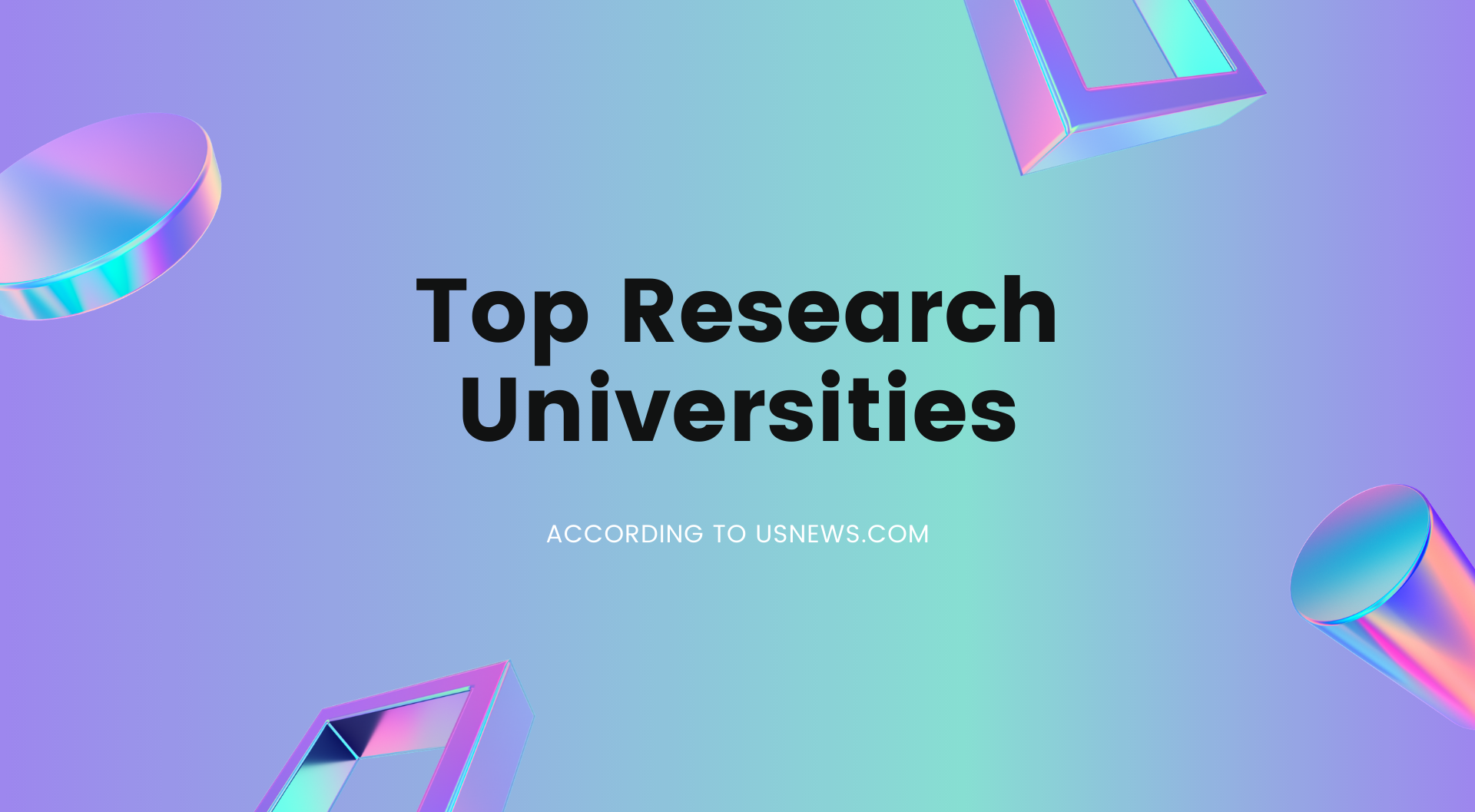 Top Research Universities in the World