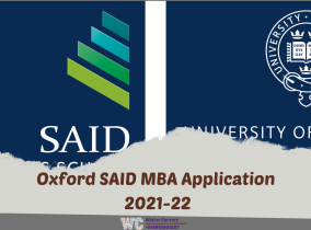 Oxford Said – MBA Application 2021-22